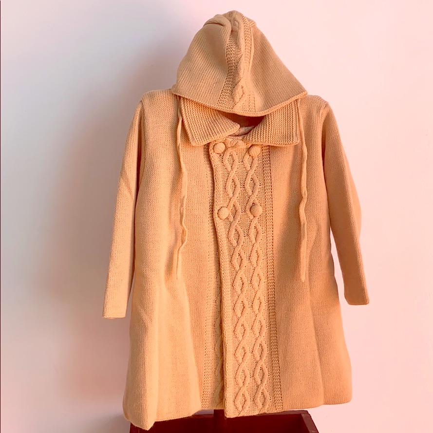Little Girl Woven Coat/ Cardigan